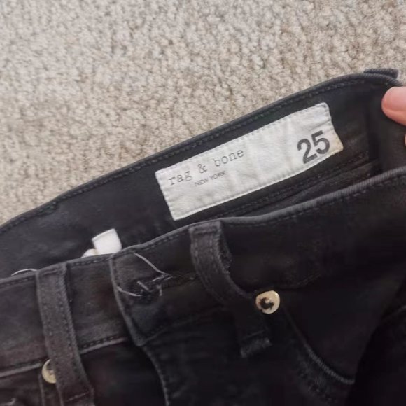 rag & bone HIGH RISE ANKLE SKINNY Jeans - Picture 3 of 3